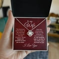 thumbnail image 5 of To My Wife Gift, The Memories We've Made Anniversary Romantic Love Knot Necklace, 5 of 10