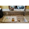 thumbnail image 2 of Caroline's Treasures Christmas Presents between Friends Flashy Fawn Boxer Dish Drying Mat, 2 of 4
