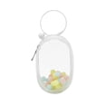 thumbnail image 4 of Bolsa De Almacenamiento De Mu?ecas Peque?a, Bolsa De Exhibición De Figuras Transparente Portátil Para Coleccionistas De Mu?ecas, Color Blanco, 4 of 8
