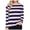 Light Pink, variant on Women's Oversized Striped Polo Sweatshirt Long Sleeve Rugby Collared Pullover Tops Loose Fit Shirt Black, M
