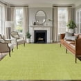 thumbnail image 2 of Vintage Fruit Green Large Area Rugs for Bedroom Living Room, Soft Non Slip Carpet Bedside Rug, Farmhouse Retro Solid Color Linen Texture Rectangular Floor Cover Kitchen Accent Rug 6'x9' for Office, 2 of 9