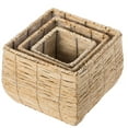 thumbnail image 4 of Woven Square Flower Pot Planter with Leak-Proof Plastic Lining, 4 of 9