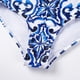 thumbnail image 3 of Traje de baño de una pieza con estampado de porcelana azul y blanca para mujer, 3 of 5