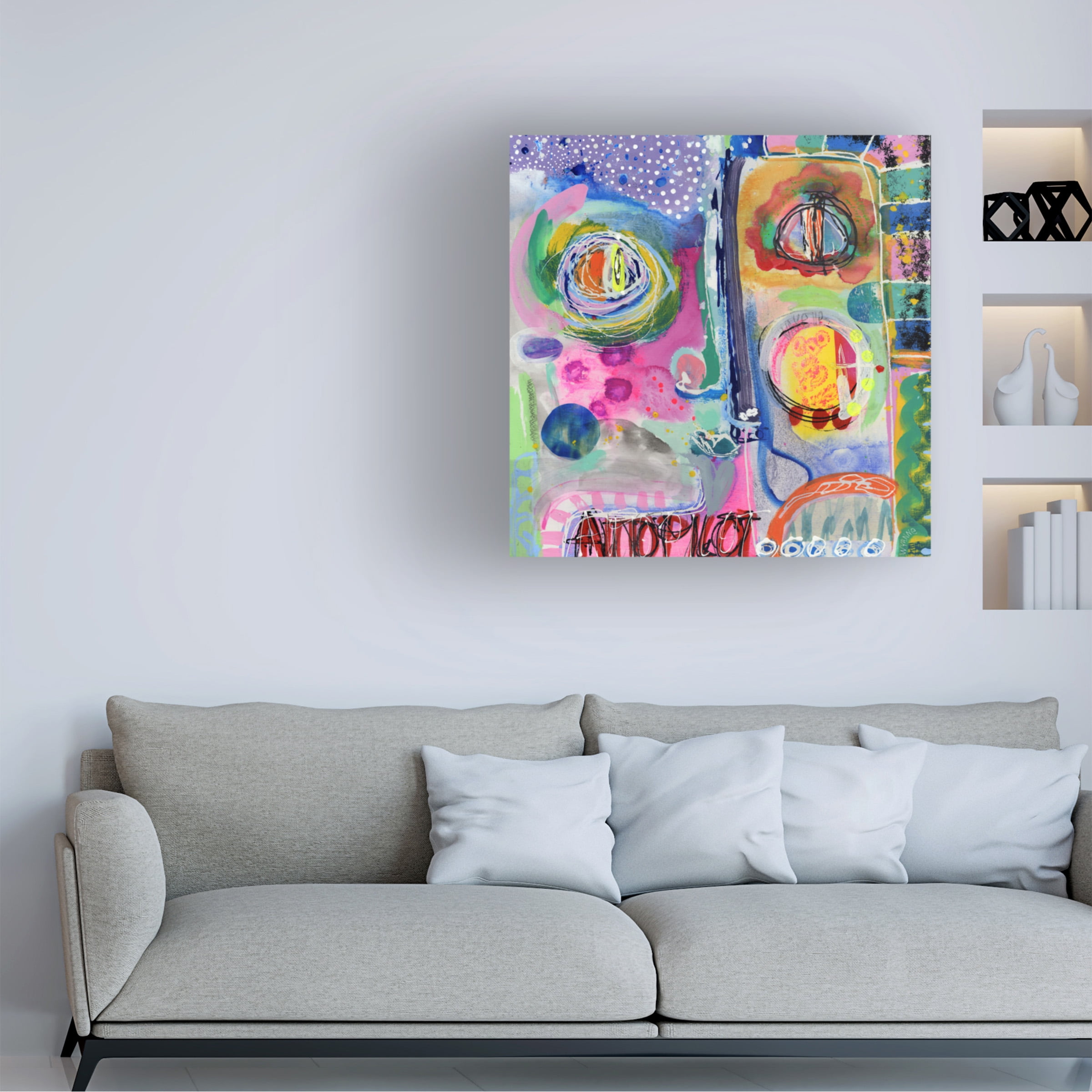 Trademark Fine Art 'Missed Connection' Canvas Art by Wyanne