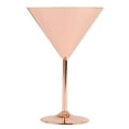 thumbnail image 5 of Winco SW-1612-CPR 12 oz Copper-Plated Stainless Steel Martini - 12.85 oz Rim-Full, 4.92 Top Dia., 7.15 in. Tall, 12 Piece, G.E.T. Copper Drinkware, 5 of 6