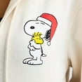 thumbnail image 3 of Peanuts Snoopy Woodstock Men's Hoodie Merry & Bright Front & Back Design, 3 of 5