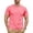 Watermelon Red, variant on CIENVNSTG Men's Casual Shirts Short Sleeve T-Shirt Men Crew Neck Solid Color Casual Mens Clothing New Lightweight Tops Light Brown 2XL
