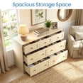 thumbnail image 4 of May in Color Dresser for Bedroom with 7 Drawers, Wood Drawer Organizer for Bedroom, Living Room, Hallway, Beige, 4 of 11
