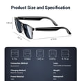 thumbnail image 3 of Gafas de sol Bluetooth polarizadas Smart Glasses Blackview, 3 of 9