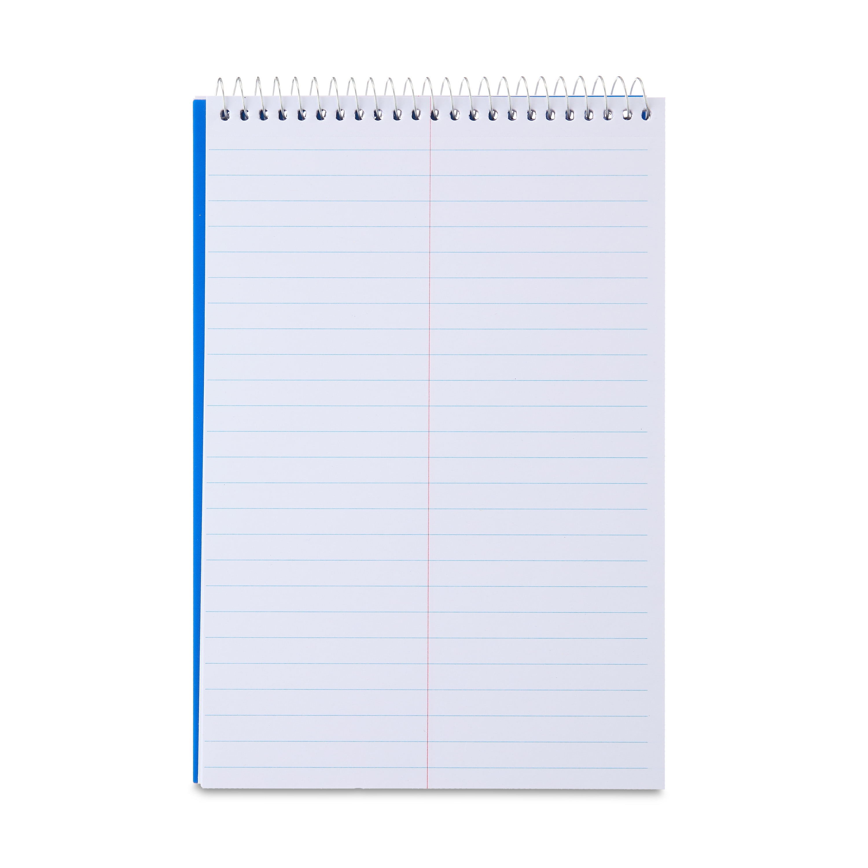 Pen+Gear Gregg Ruled Poly Notebook, Blue, 6" x 9", 80 Sheets, 160 Pages