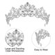 thumbnail image 3 of Corona de diamantes de imitación Sppry para princesa nupcial y mujer en el concurso de cumpleaños de boda, regalo navideño para mujer, 3 of 5