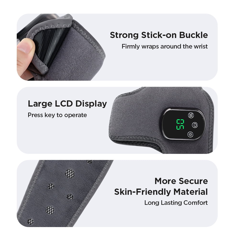 2026 Upgraded Foot Massager, Foot Renew Triple Method Massager with 3 Vibration Modes & 5 Heat Levels, Ankle Massager for Circulation & Pain Relief, for Neuropathy