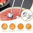 thumbnail image 5 of Cucharas de helado Advancent Acero inoxidable 2 piezas aspecto elegante, 5 of 5