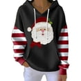 thumbnail image 2 of FYDUU Christmas Hoodies for Women Casual Santa Sweatshirt Cute Graphic Hoodie Pullover Merry Christmas Sweatshirts Holiday Tops, 2 of 4
