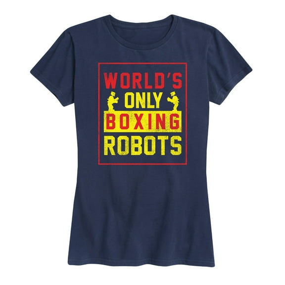Rock 'Em Sock 'Em Robots - World Only Boxing Robots - Women's Short Sleeve Graphic T-Shirt