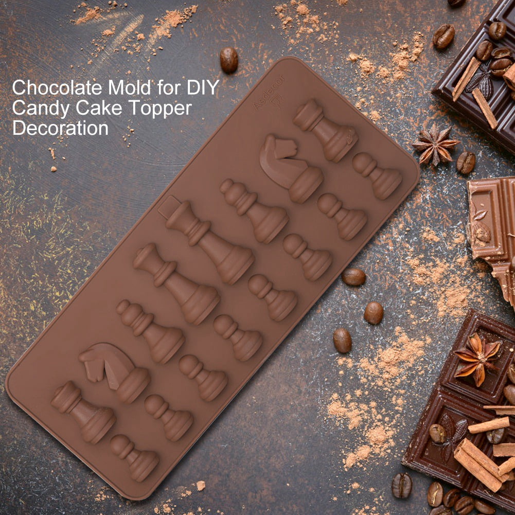 Kritne Silicone Chocolate Mold for DIY Candy Cake Topper Decoration, Chocolate Bar Mold, Break ...