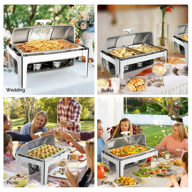  Food Warmers for Parties Buffets Electric,Stainless