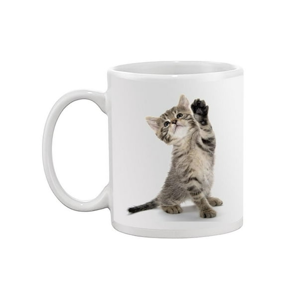 Cute Kitten Playing Mug -Image by Shutterstock,