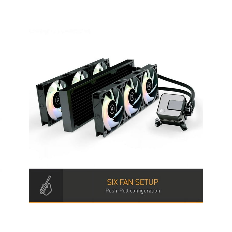 EK 360mm Elite AIO D-RGB Water Cooling Radiator with High EK 360mm Elite AIO D-RGB Water Cooling Radiator with High