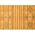 thumbnail image 1 of Ahgly Company Indoor Rectangle Abstract Orange Modern Area Rugs, 5' x 7', 1 of 4
