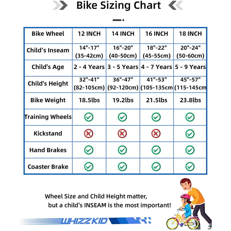 JOYSTAR Whizz Bike for Ages 5-9 with Kickstand, 18 Inch