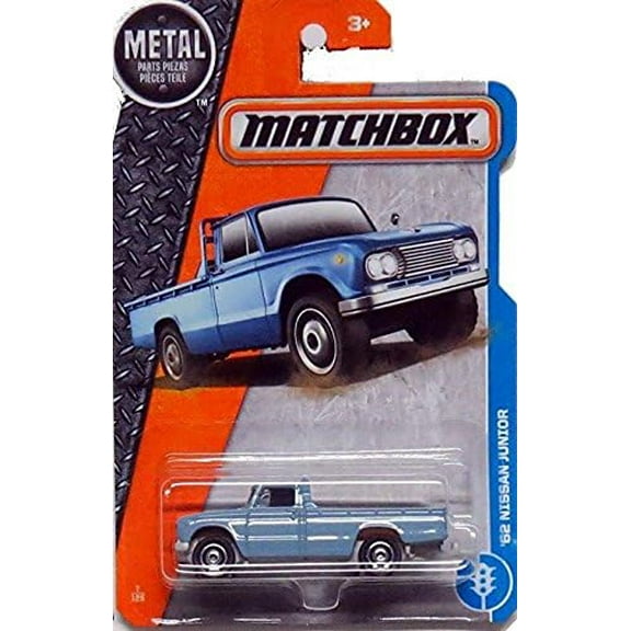 Matchbox Metal MBX Adventure City '62 Nissan Junior 7/125, Light Blue