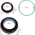 thumbnail image 3 of For 98-04 Ford F250 F350 Superduty Dana 50 & 60,front Axle Knuckle Tube Seal Set, 3 of 5