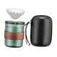 thumbnail image 5 of Conjunto de preparación de café con filtro de vidrio para disfrutar en casa y en tus viajes Verde, 5 of 9