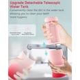 thumbnail image 3 of Irrigador de agua para dientes inalámbrico-DDKJ Irrigador eléctrico portátil con tanque de agua desmontable, Irrigador oral Irrigador dental de agua, 4 modos y 4 puntas de chorro, 50 días de uso, bate JFHHH pequeña, 3 of 5