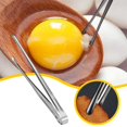 thumbnail image 5 of Egg Chalaza Remover Tool Kitchen Gadget for Chefs Broken Membrane Extractor Stainless Steel Cooking Accessory, 5 of 5