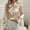 Khaki, variant on ZOELNIC Women's Elegant Bow Tie Neck Blouse Long Sleeve Shirt for Office and Formal Wear, S