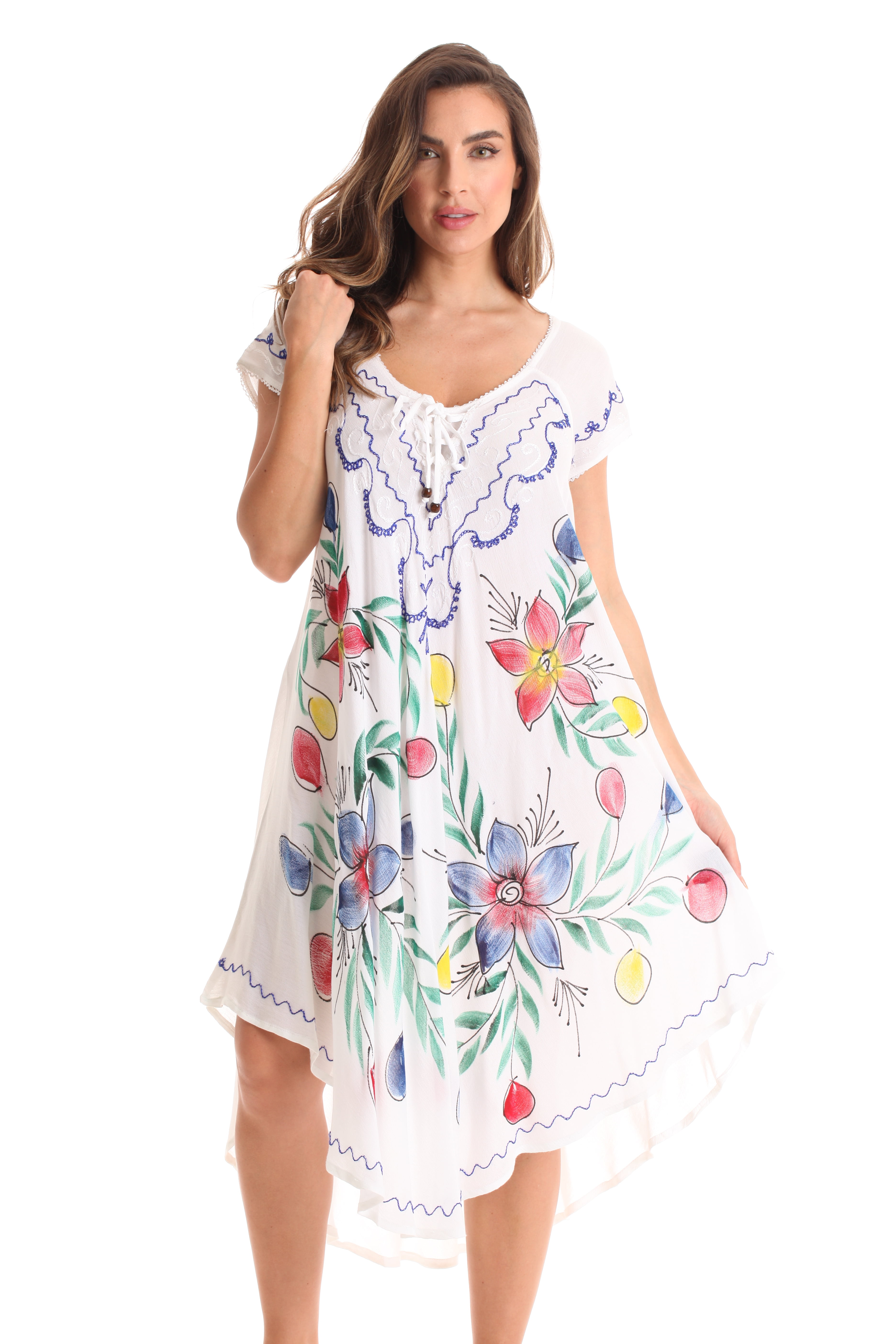 Riviera Sun Riviera Sun Short Sleeve Umbrella Dresses for Women
