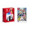 thumbnail image 1 of Consola Nintendo Switch OLED w/White Joy-Con - Standard Edition (Versión Internacional) + juego físico de Super Smash Bros, 1 of 2