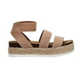 thumbnail image 1 of CUSHIONAIRE Women's Mandy Cork Espadrille Wedge Sandal +Wide Widths Available, 1 of 3