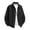 07#Black, variant on Mens Streetwear Functional Cargo Jacket, Lapel Button Zipper Pocket Outer Coat, Lightweight Windproof Casual Top