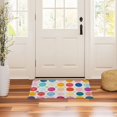 thumbnail image 3 of Yayeee Doormat for Indoor Entrance 32" x 20" Non Slippery Floor Rug, Colorful Circles, 3 of 8