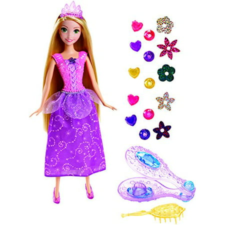 Disney Princess Tangled Gem Hair Styler Rapunzel Doll