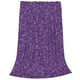 thumbnail image 2 of Balery Purple Glitter Manta de Felpa Suave y Acogedora – Cobija de Franela Aterciopelada para Cama, Lavable y Cálida para Sofá, Mascotas, Transpirable-80"x60", 2 of 7
