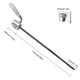 thumbnail image 4 of Suministros de pieza de pincho de liberación rápida para bicicleta de entrenamiento, neumático de rueda trasera trasera Likrtyny Accesorios para bicicletas, 4 of 4