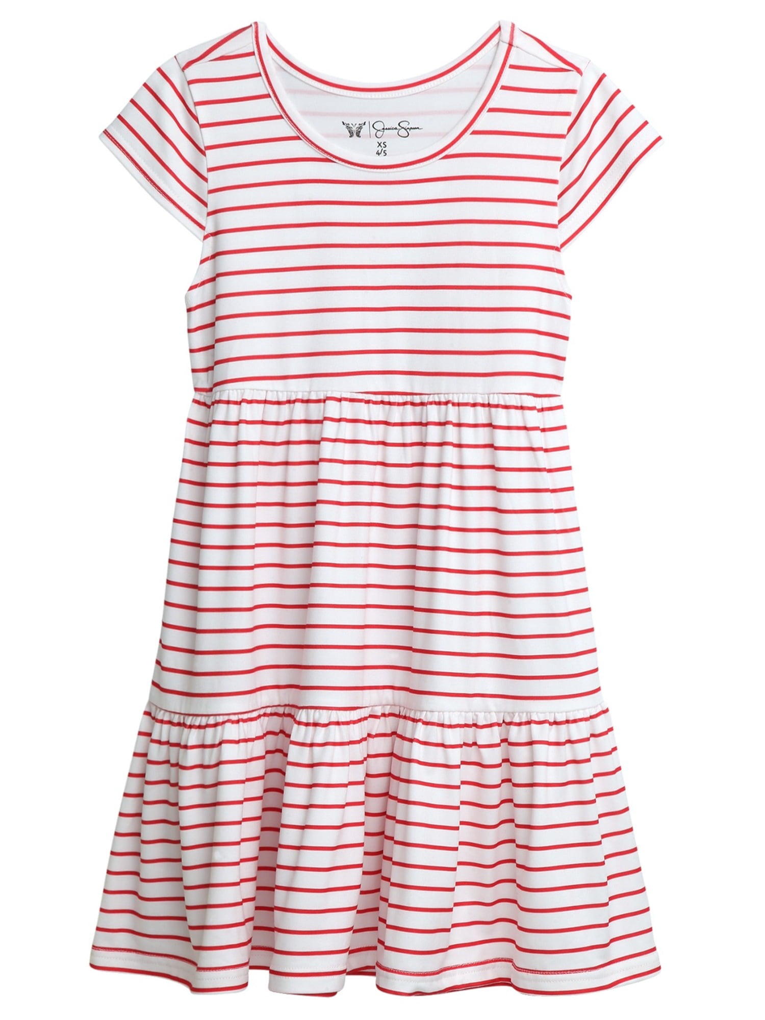 Jessica Simpson Girls' Two Pack Knit All-over Print Dress Set, Sizes 4-16