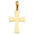 thumbnail image 1 of Precious Stars 14K Yellow Gold Religious Cross ¹⁵/₁₆" Unisex Pendant - No Chain, Pendant Only, 1 of 3