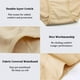 Culotte en Coton Taille Haute pour Femmes Sous-Vêtements Confortable 5 Pack (Taille Normale et Plus) – image 4 sur 6