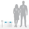 thumbnail image 4 of (2 pack) Sterilite Large Gasket Box, 80 Quart Clear Weather-Resistant Plastic Storage Bin with Gasket Seal and Latch Lid, Blue, 4 of 15