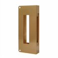 thumbnail image 2 of Don-Jo 514-CW 22 Gauge Stainless Steel Mortise Lock Wrap-Around Plate, Polished Brass Finish, 5" Width x 12" Height, for 86 Cut-Out, 2 of 4