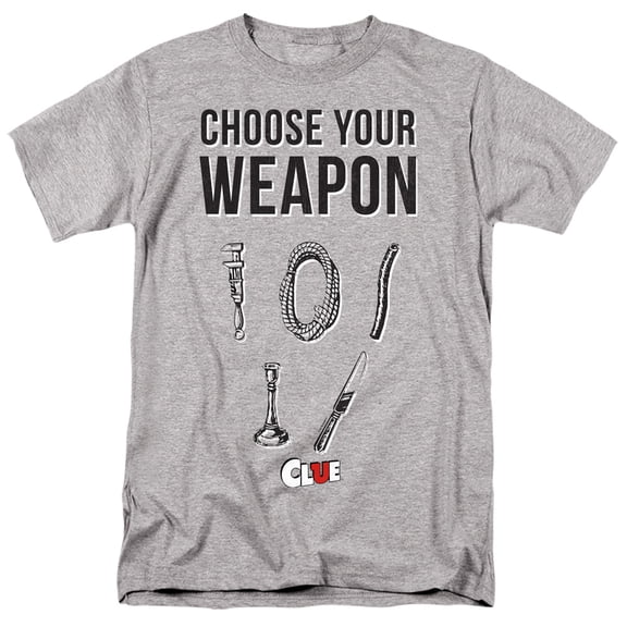 Clue Choose S/S Adult 18/1 T-Shirt Athletic Heather