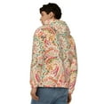 thumbnail image 4 of Kdxio Indian Paisley 1 Print Men Hoodies Casual Hoodies for Men with Zip Pockets Full Zip Long Sleeve Sweatshirt Sports Hooded Jacket-X-Large, 4 of 5