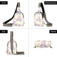 thumbnail image 7 of FORMRS Womens Crossbody Sling Bag Travel Daypack Shoulder Chest Backpack, Roller Disco, 7 of 7