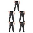 thumbnail image 1 of Pantalones cargo multibolsillos Minnieouse para hombre verano secado rápido impermeable entrenamiento talla grande Negro XXL, 1 of 6