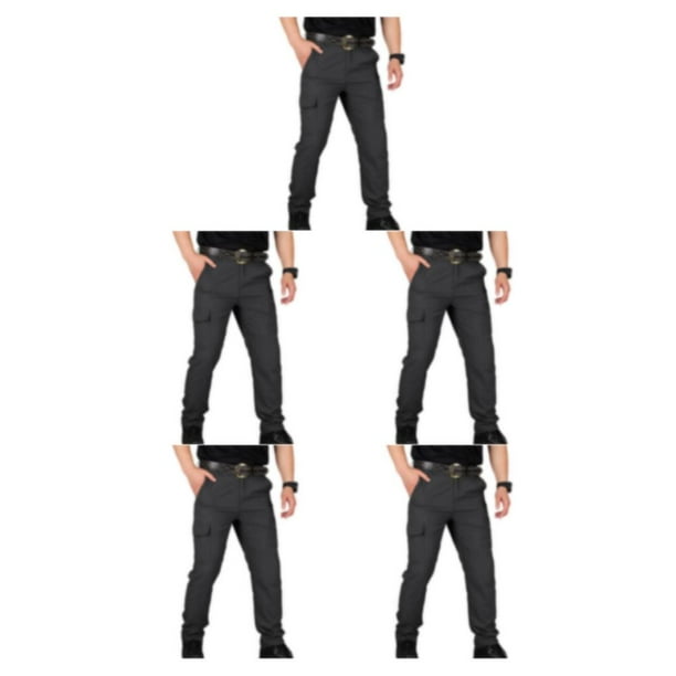 Qarigey Pantalones cargo para hombre, monos transpirables de entrenamiento ligeros resistentes al desgaste de secado rápido para senderismo, Type2 NO2
