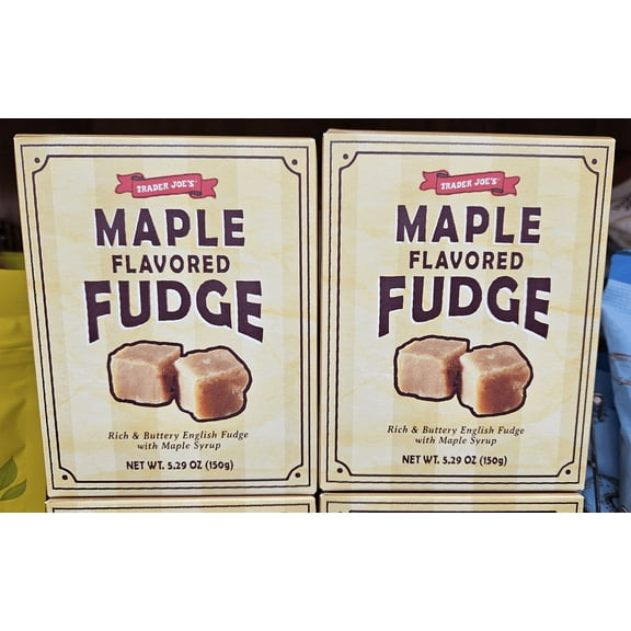 Trader Joe's Maple Flavored Fudge Rich and Buttery 150g 5.29 oz ...